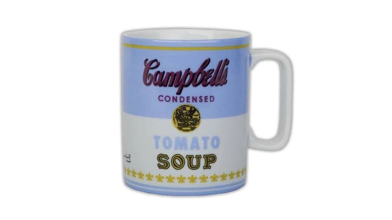 Blue mug andy warhol Campbell's soup