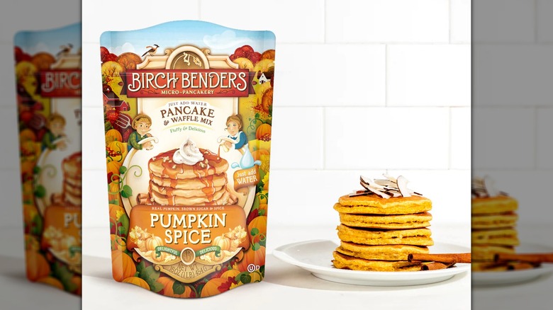 Birth Benders pumpkin spice waffles