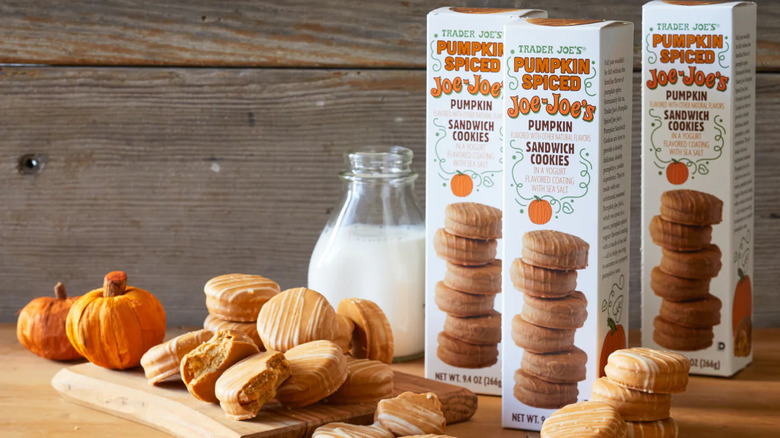 Trader Joe's pumpkin spice sandwich cookies