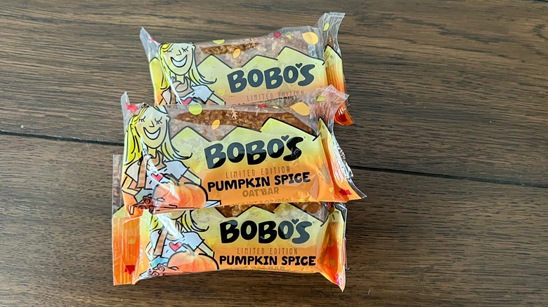 Bobo's pumpkin spice oat bars