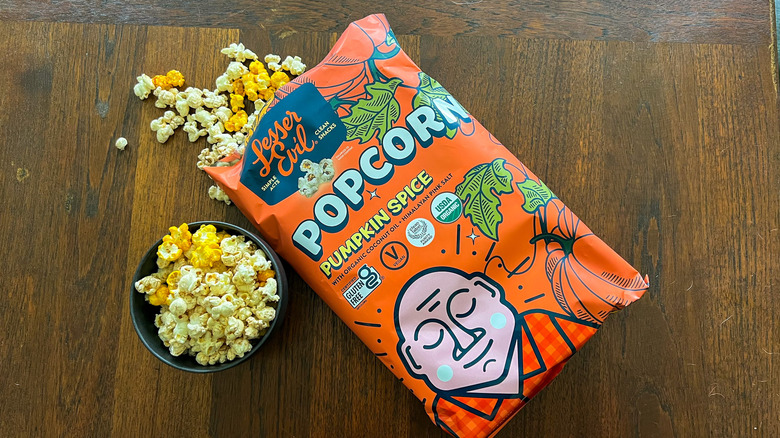 bag of LesserEvil popcorn