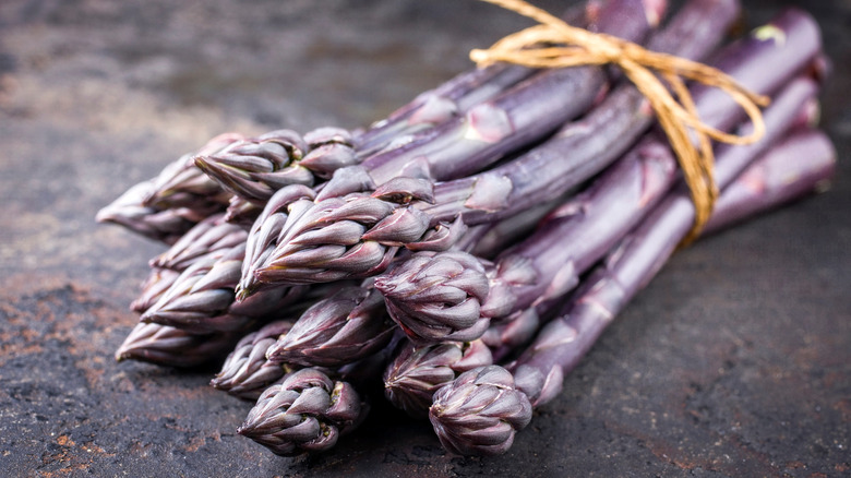 Purple asparagus