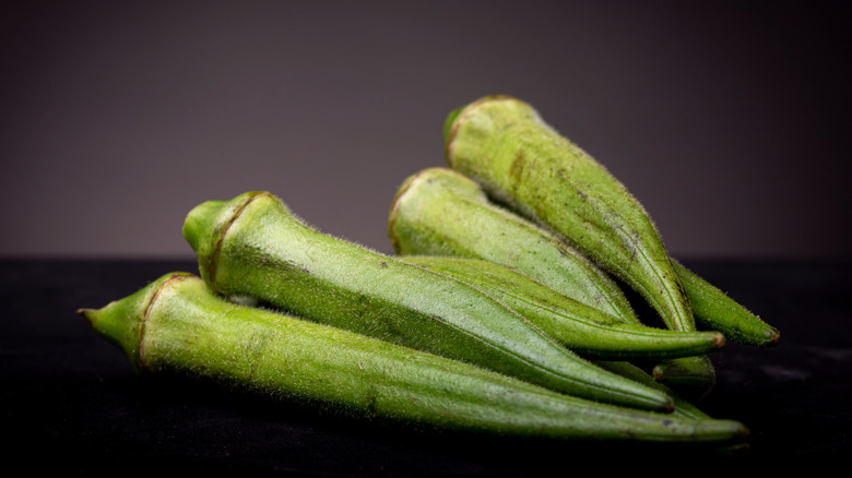 batch of okra in pile