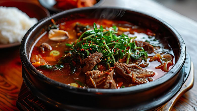 Yukgaejang in a bowl