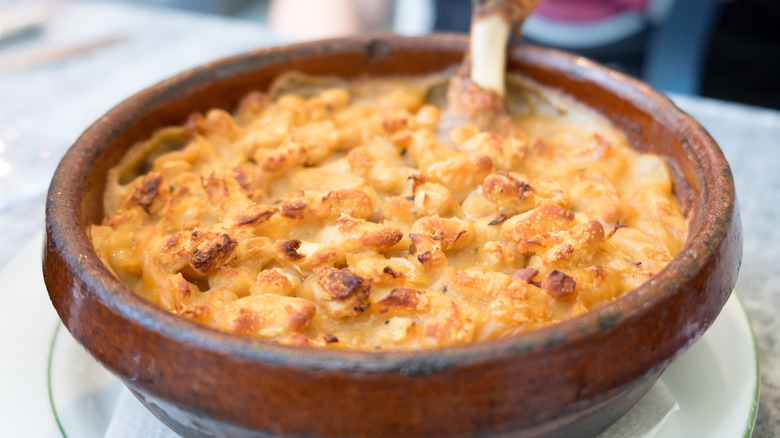 A bowl of Carcassonne cassoulet