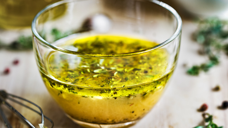 Homemade salad dressing