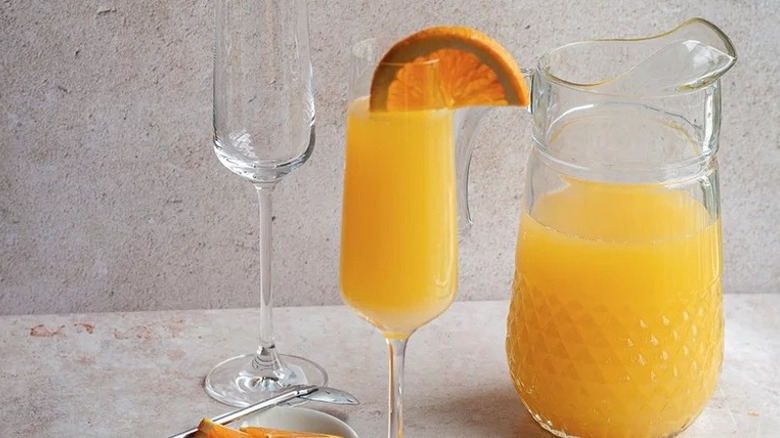 Pitcher of mimosas