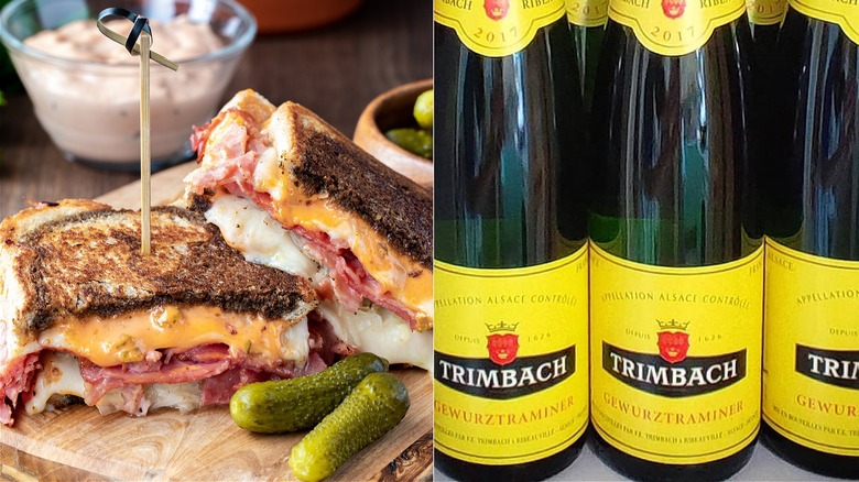 Reuben with Trimback gewurztraminer