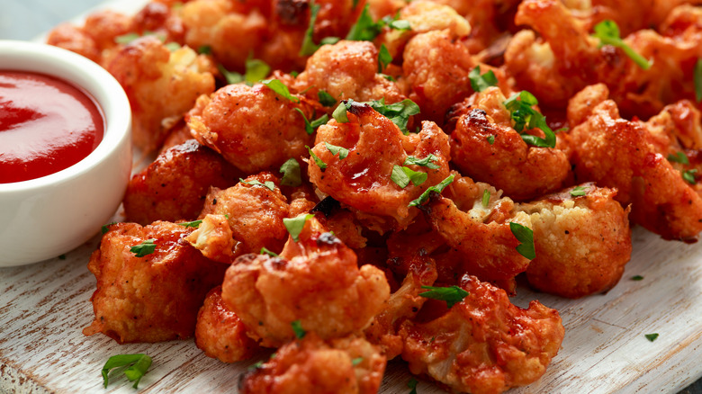 deep fried cauliflower