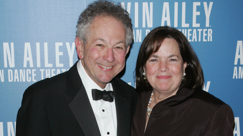 Ina and Jeffrey Garten smiling