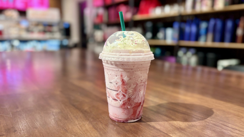 Pink Starbucks Frappuccino