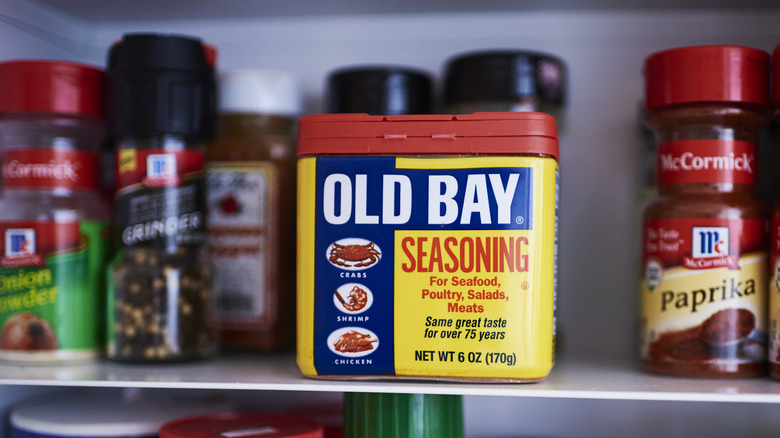 Old Bay seasoned crab