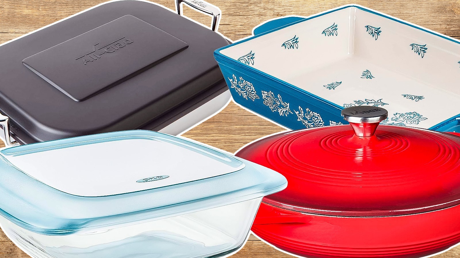 Casserole Dishes With Lids in Bakeware 