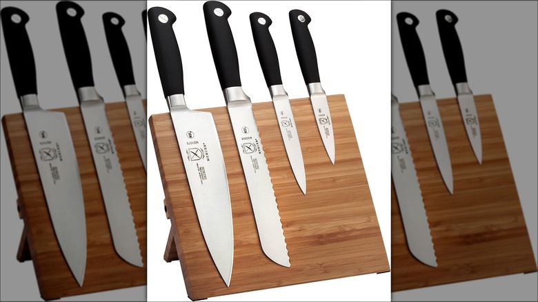 Best Low Maintenance Knife Set Mercer Culinary Genesis 5 Piece Magnetic Board Set 1695070006 