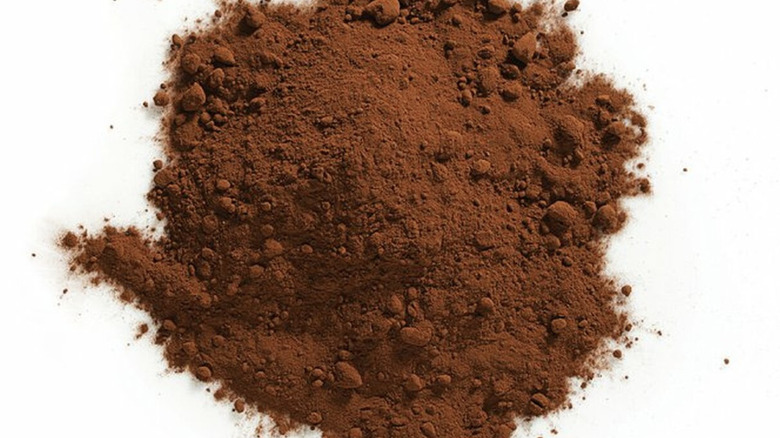 Pile of bensdorp dutched cocoa powder