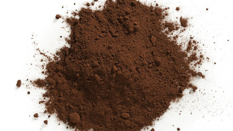 Pile of double dutched cocoa powder