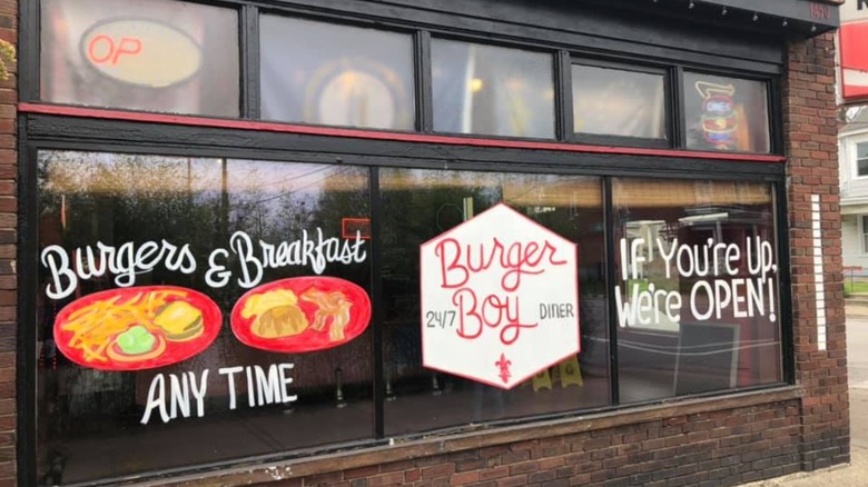 Burger Boy Diner exterior