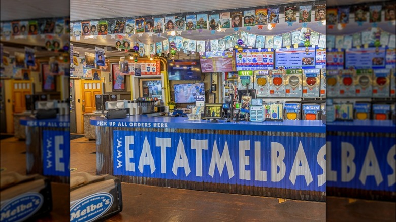 Melba's po'boys counter