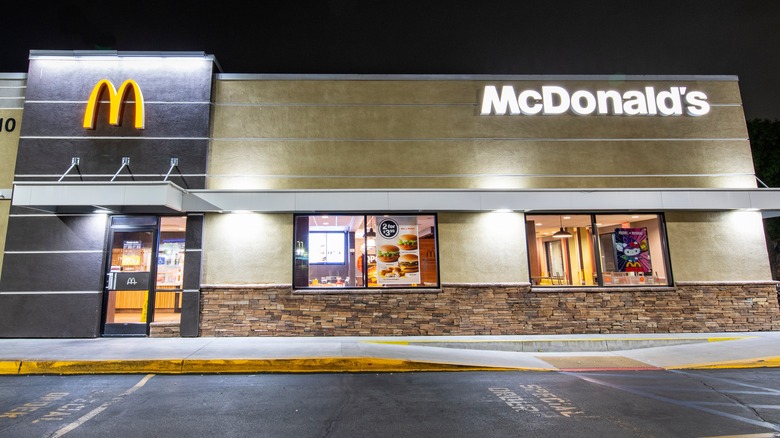 McDonald's at night