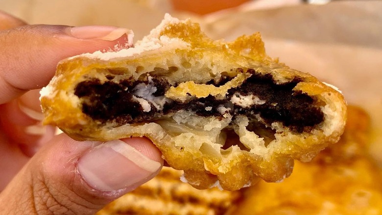 Oreo beignet