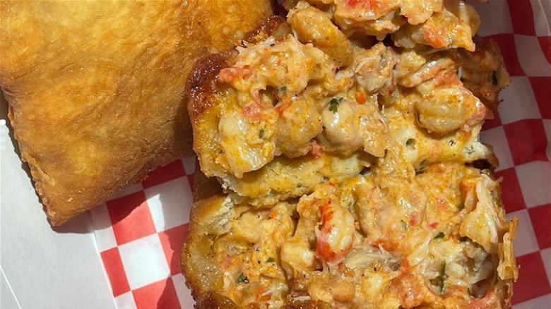 Crawfish queen savory beignets