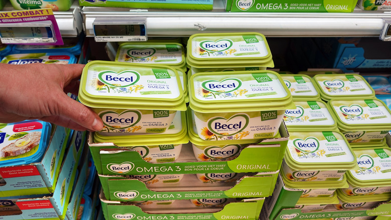 Margarine in a store 