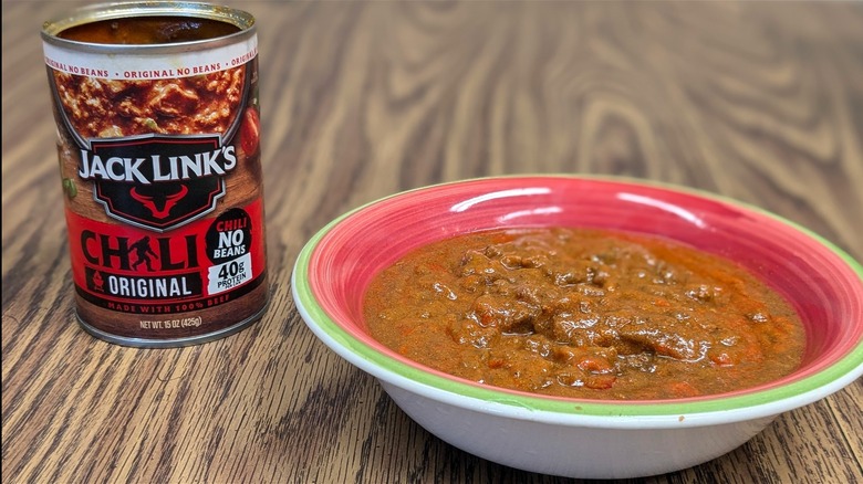 Jack Link's chili can bowl