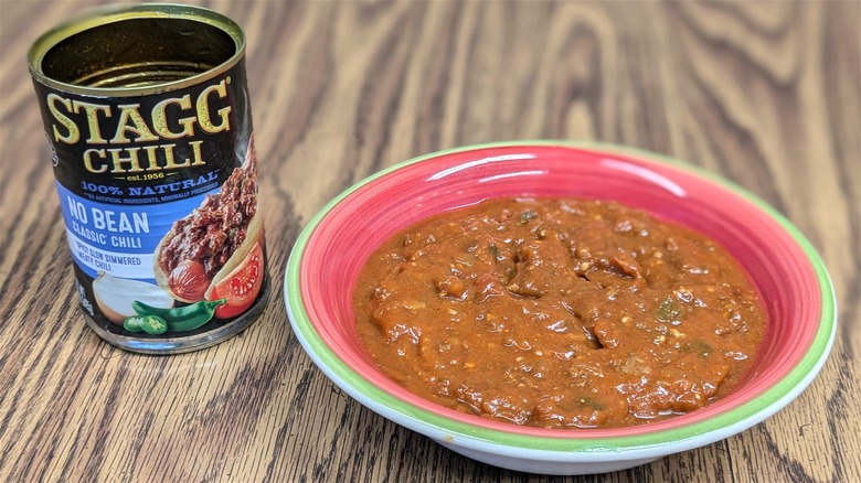 Stagg no-bean chili can bowl