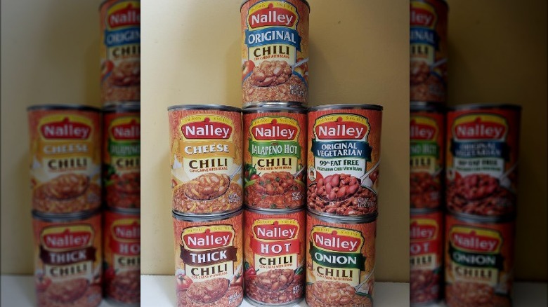 Nalley Chili Cans