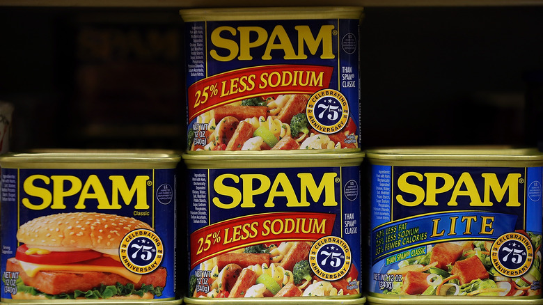 Stack of spam