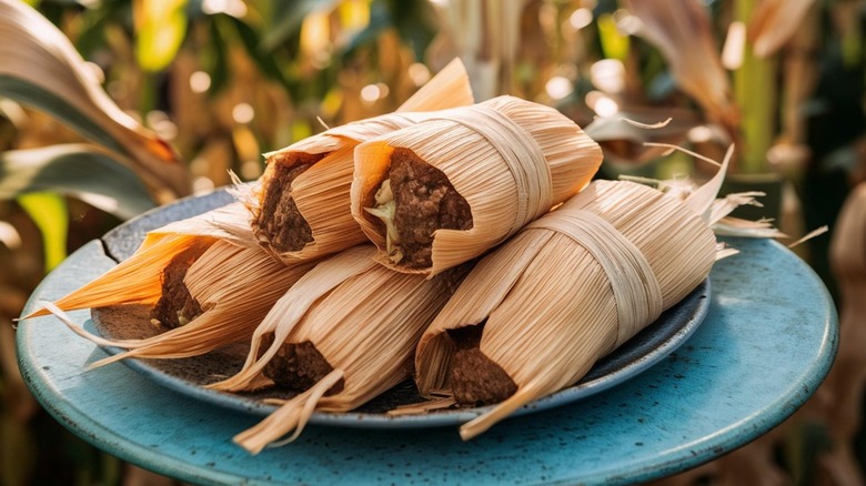 plate of tamales