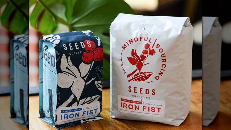Bags of Seeds Coffee Co. coffee blend