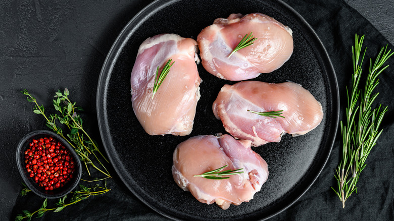 chicken thighs with herbs