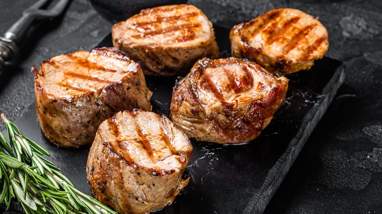 grilled pork tenderloin medallions