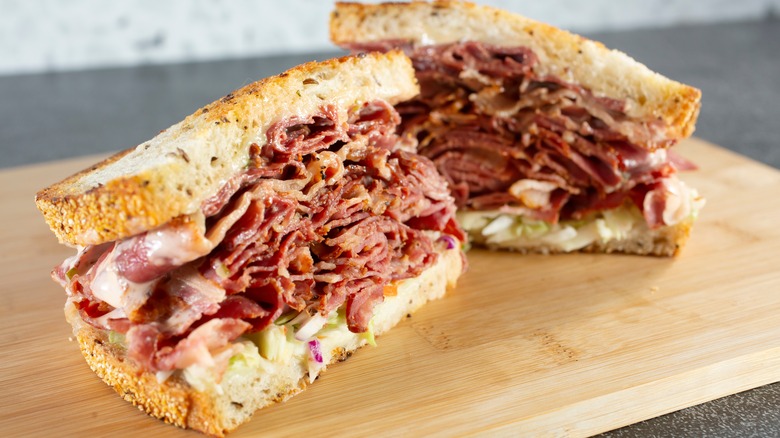 pastrami sandwich