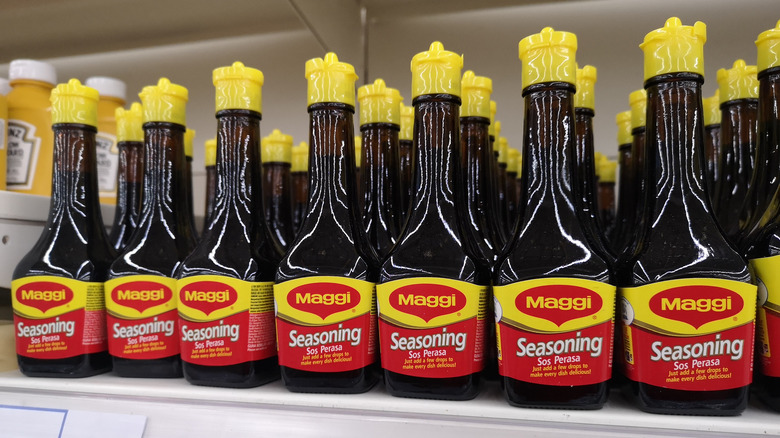 Maggi seasoning sauce bottles