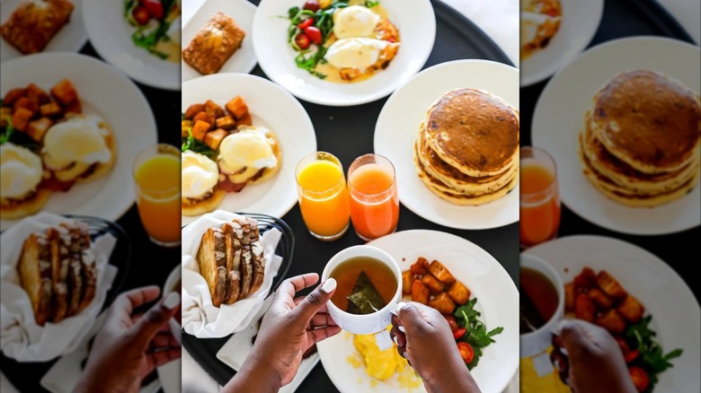 Breakfast at the Castle Hill Inn in Newport, Rhode Island