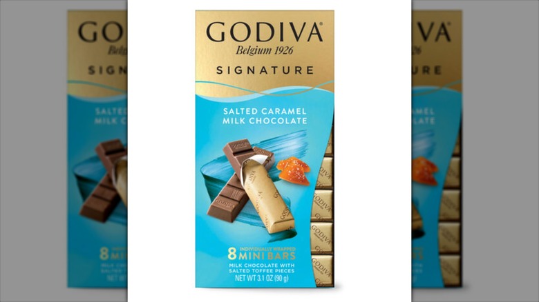 Godiva Signature Salted Caramel Milk Chocolate Mini Bars