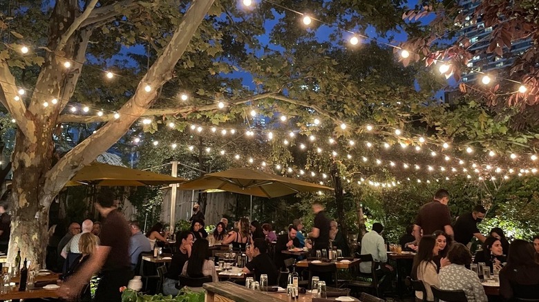 Piccolo Sogno's patio