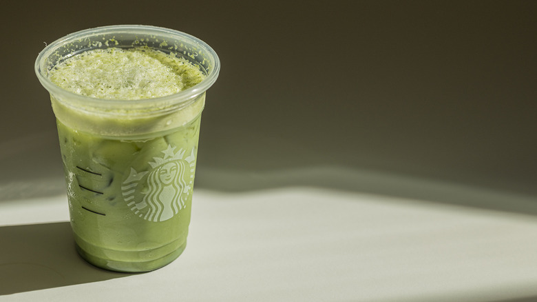 Starbucks iced matcha latte