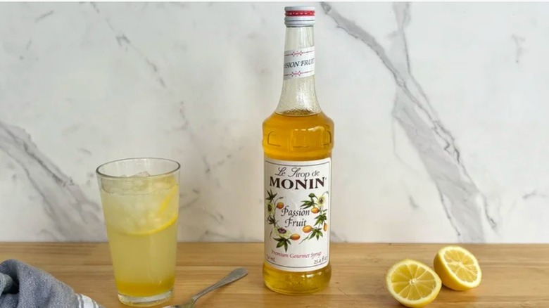 Monin passion fruit syrup