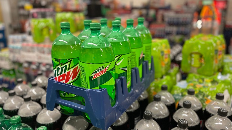 Mtn Dew bottles