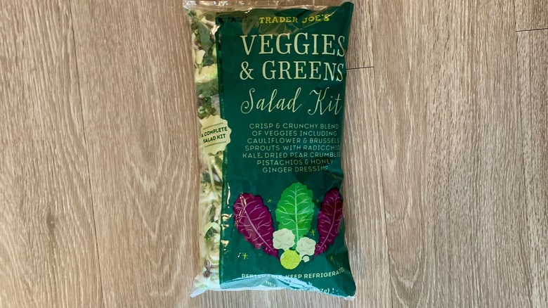 Trader Joe's Veggies and Greens Salad Kit