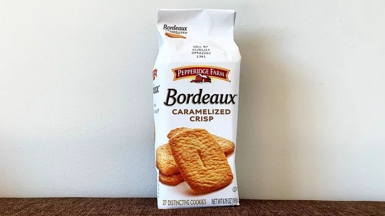 package of Pepperidge Farms Bordeaux cookies