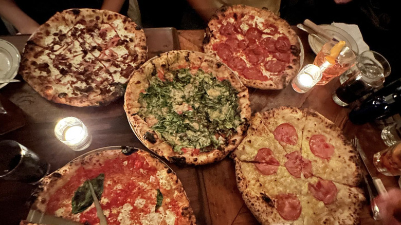 Pizzas at Paulie Gee's