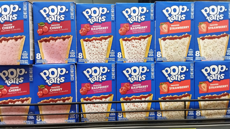 Grocery store display of Pop-Tarts