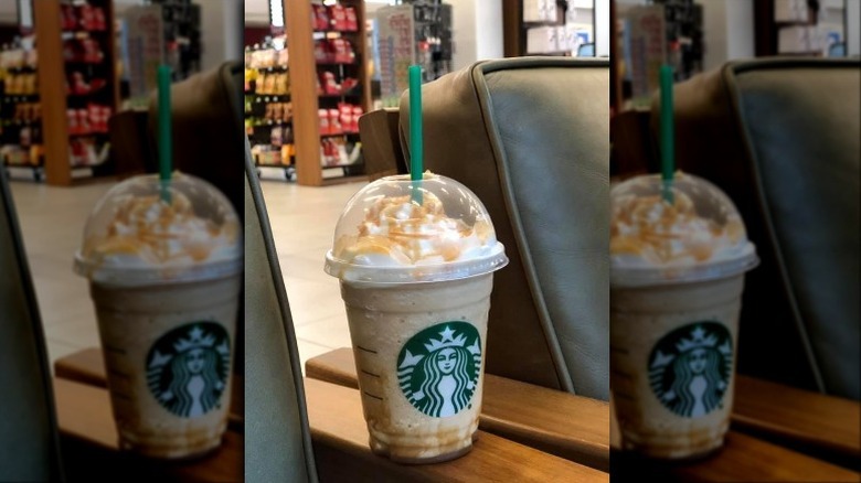 Caramel Ribbon Crunch Frappuccino