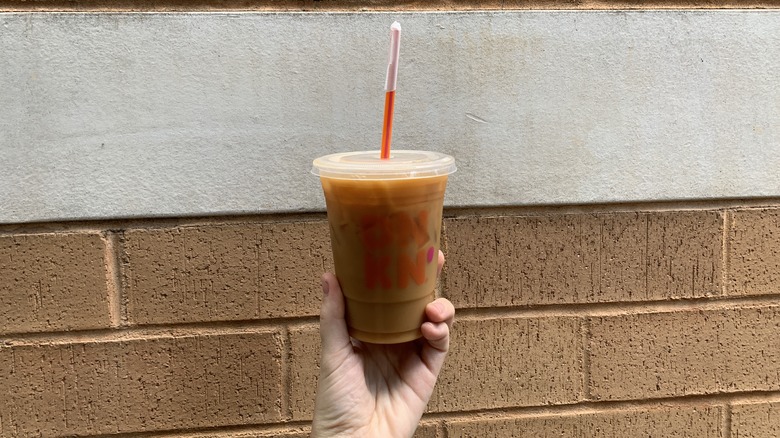 Dunkin coconut toasted almond iced coffee 