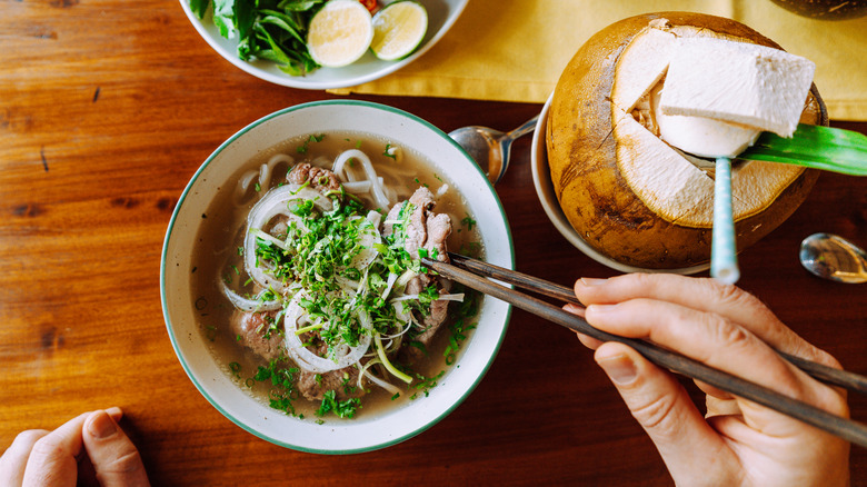 bowl of pho