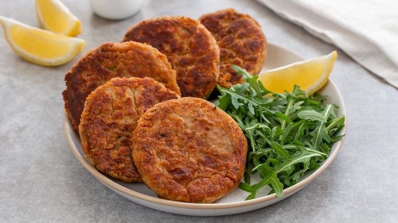 tuna patties in a bowl